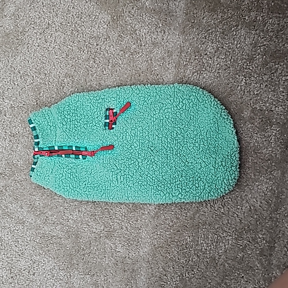 Fleece dog sweater